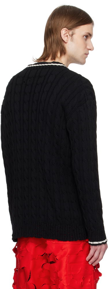 Sveter Marni Dishevelled Cable Cotton Gauge 5 Sweater Čierna | GCMG0425Q0 UFC656, 2