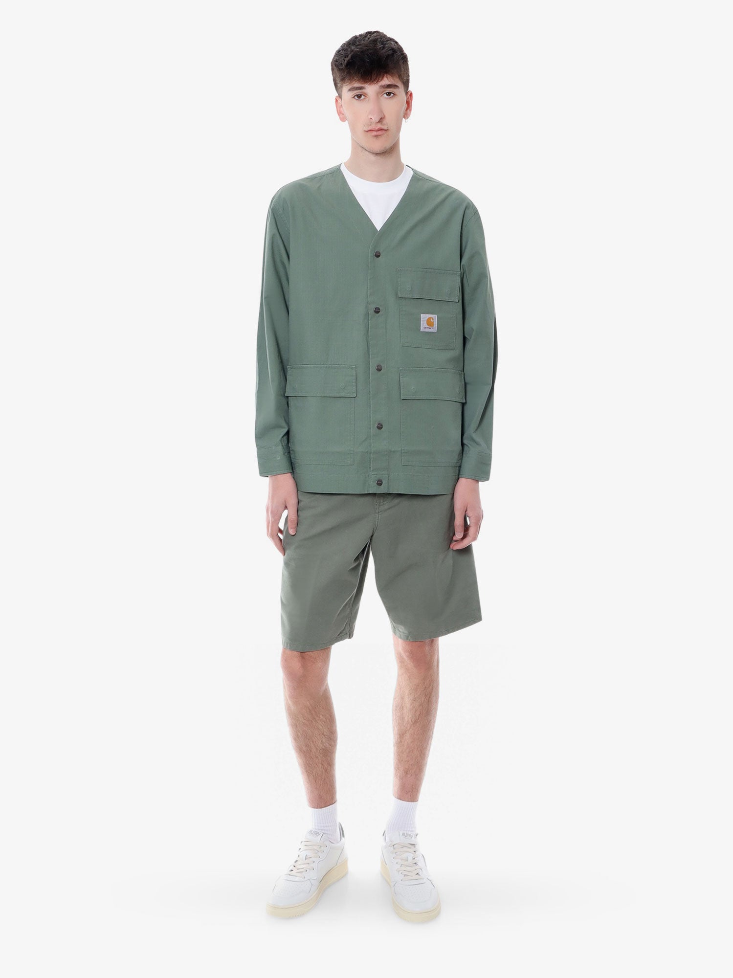 Šortky Carhartt WIP Single Knee Shorts Carhartt WIP Zelené | I0315041YFGD, 1