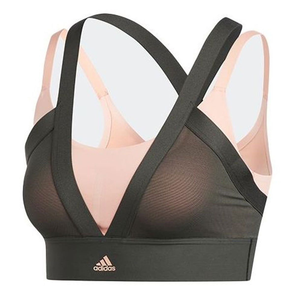 Podprsenka adidas Originals All Me Layered Sports Bra Čierna | DZ6089, 0