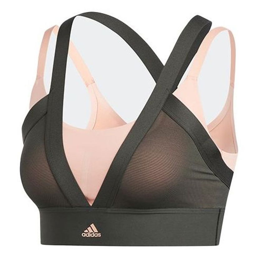 Podprsenka adidas Originals All Me Layered Sports Bra Čierna | DZ6089