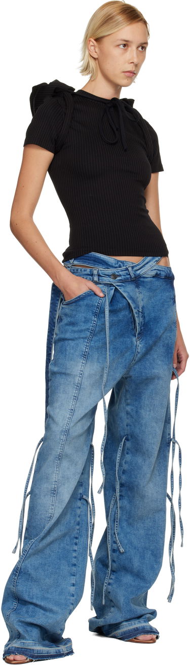 Džínsy Ottolinger Strappy Signature Wrap Jeans Modrá | 117-202617-03, 3