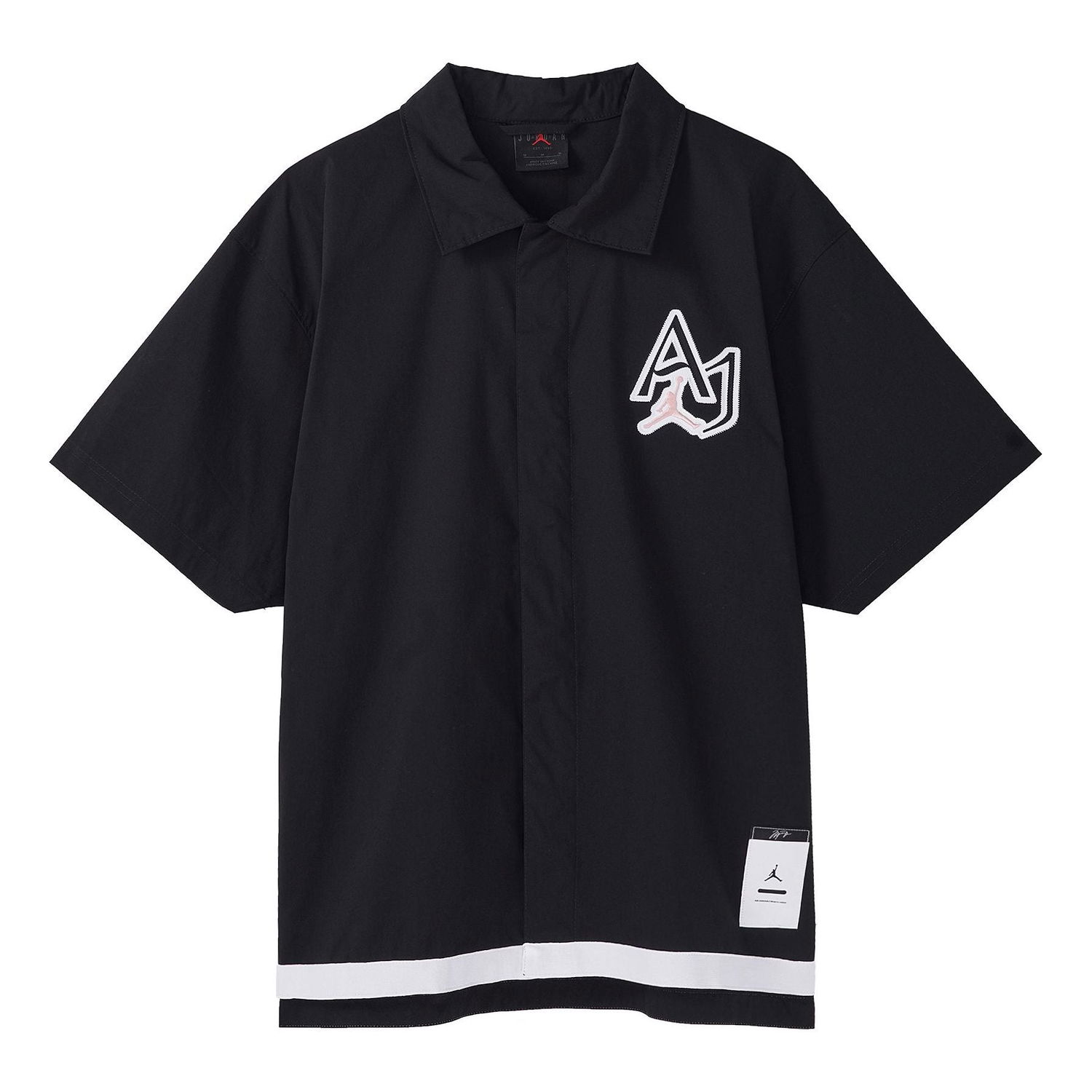 Košeľa Jordan Air Jordan Logo Embroidered Casual Shirt Čierna | DM1417-010, 0
