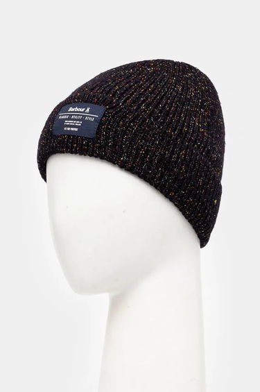 Kulicha Barbour Knitted Beanie Navy | MHA0863, 1