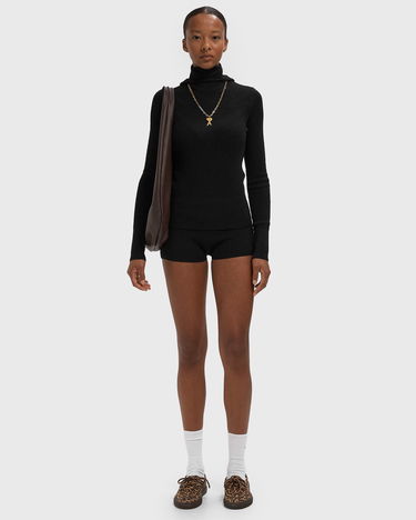 Mikina Fear of God Waffle Knit Long Sleeve Hoodie Čierna | 192SP257230FW-861, 2