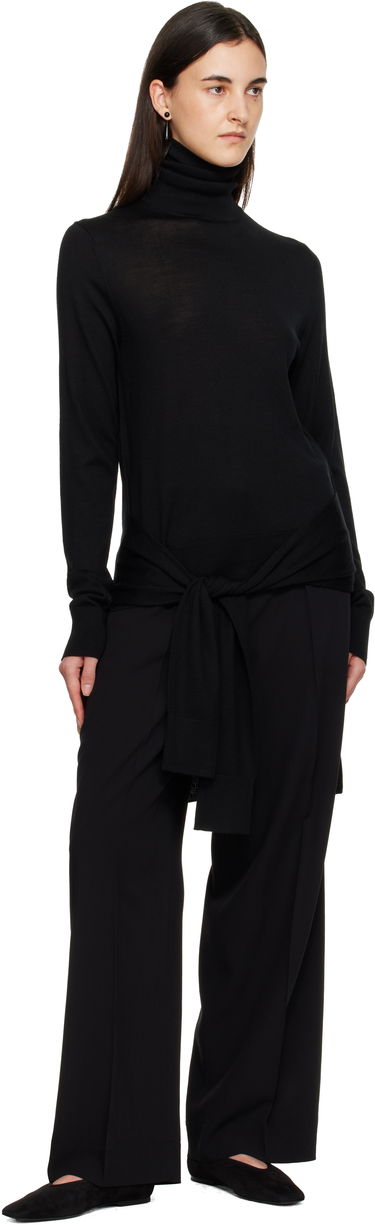 Sveter TOTEME Double-Sleeve Turtleneck Čierna | 254-WRT0615-YA0087, 3