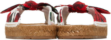 Oblečenie Dolce & Gabbana Dolce&Gabbana Espadrilles Flat Sandals Rôznofarebný | CE0149 A6514, 1
