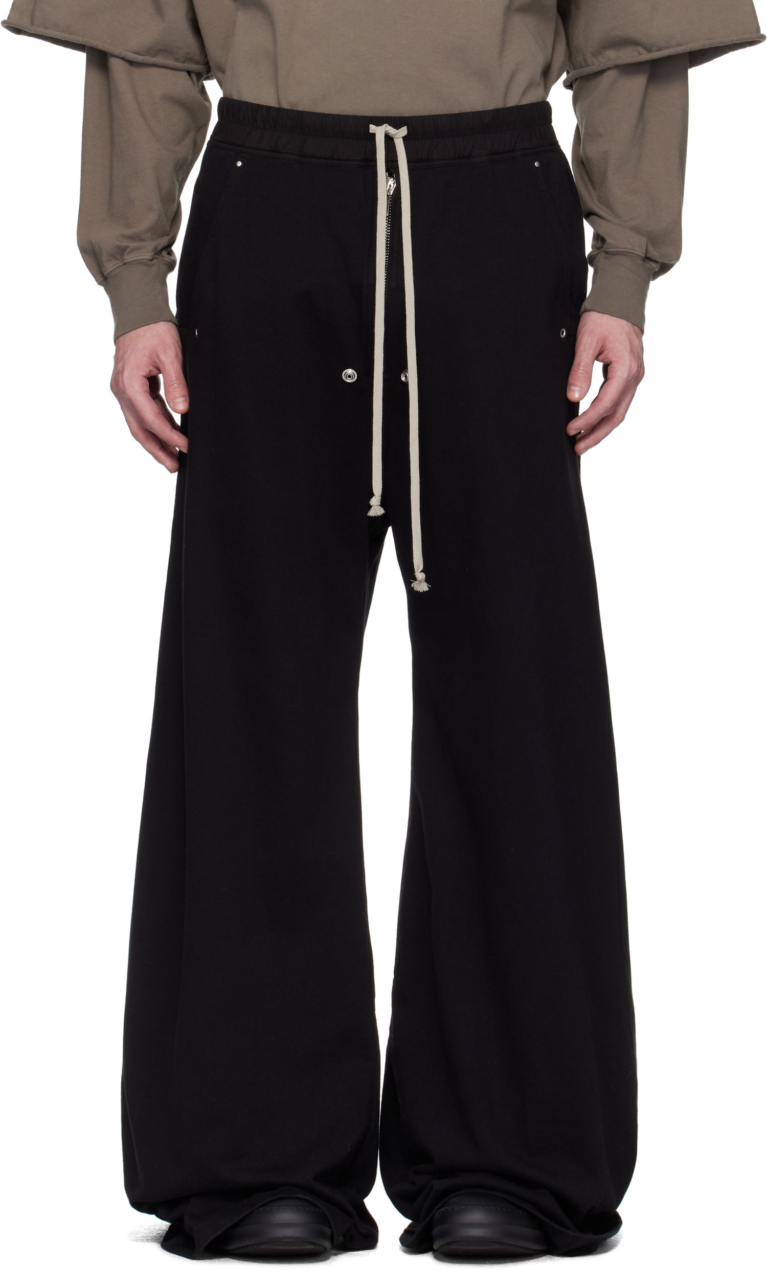 Tepláky Rick Owens Rick Owens DRKSHDW Hollywood Geth Belas Sweatpants Čierna | DU01E3378 RIG, 0