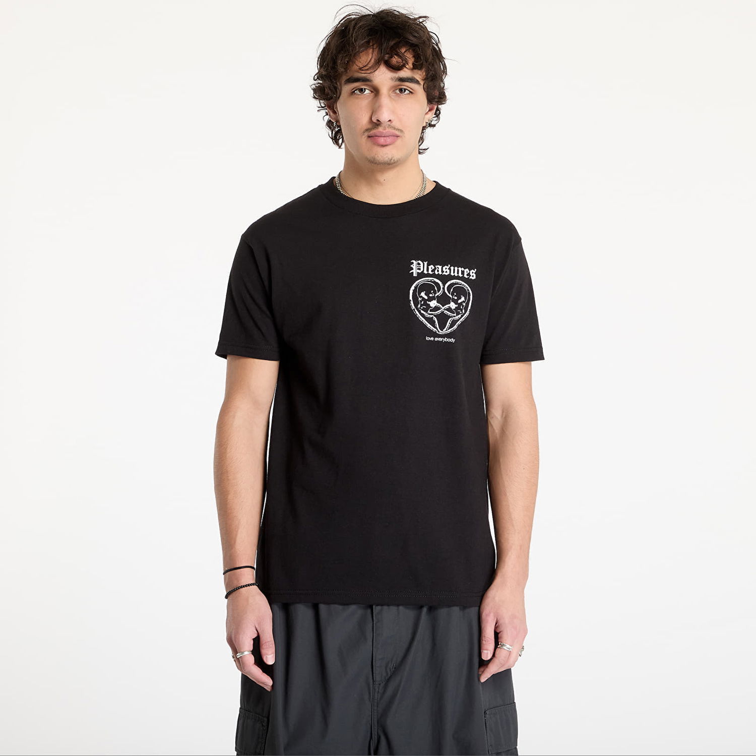Tričko Pleasures Connected Graphic T-Shirt Čierna | P24W046 BLACK, 0