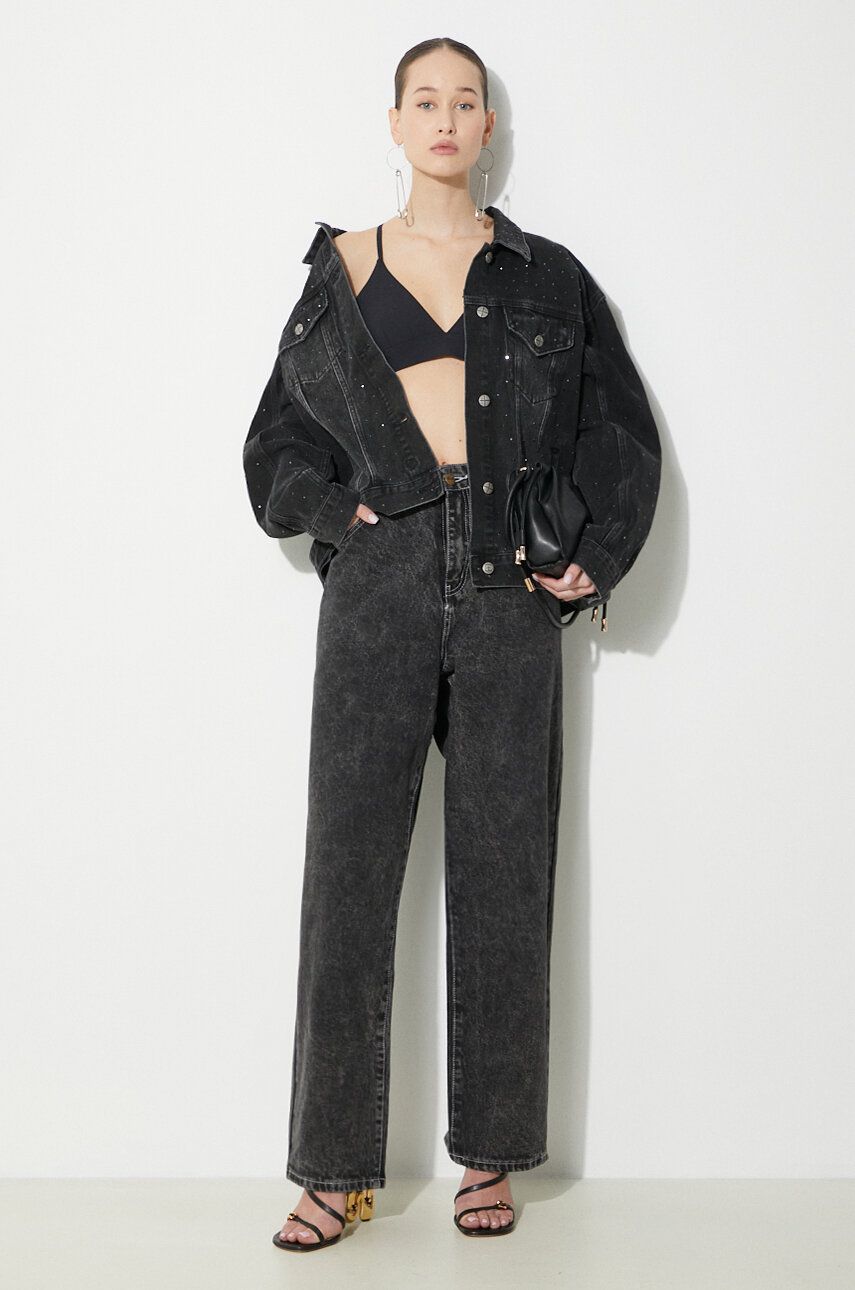 Džínsy Butter Goods Applique Jeans Čierna | BGQ1244103, 1