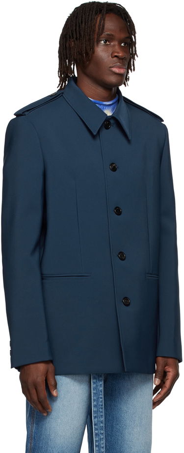 Bunda We11done We11done Regular Collar Jacket Navy | WD-JK1-22-084-M-NV, 1
