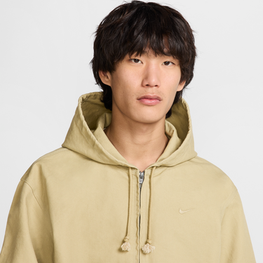 Mikina Nike Nike Life Unlined Full-Zip Hoodie Béžová | HQ6122-297, 4