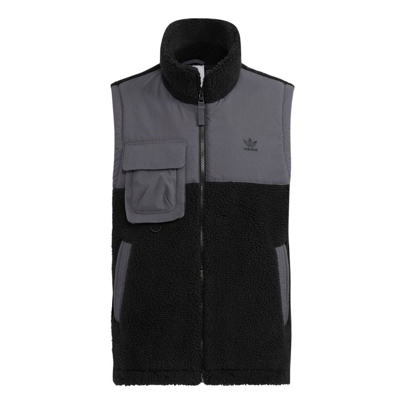 Vesta adidas Originals Originals Sherpa Vest Čierna | IC8160