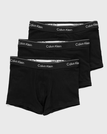 Boxerky CALVIN KLEIN ICON Cotton Stretch 3-Pack Trunks Čierna | LV00NB4392TM6, 1