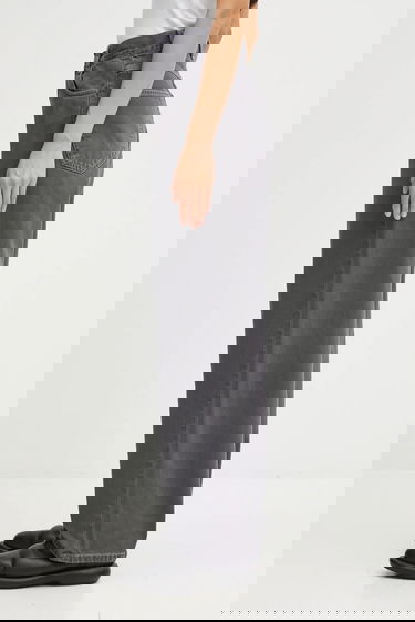 Džínsy Carhartt WIP Brandon High Waist Wide Leg Jeans Šedá | I034837.874J, 1