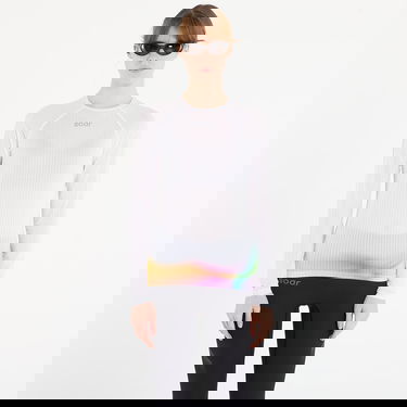 Tričko Soar Running Race Base Long-Sleeve Top Rainbow Gradient Biela | AW25-SBL2W-WHI, 0