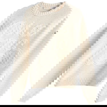Sveter Moncler Women's Moncler Crew Neck Knitted Sweater Béžová | 9C000-04-M5206-034, 1