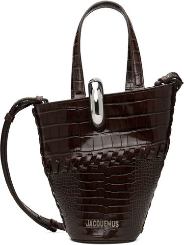 Tote bag Jacquemus Jacquemus 'The Small Bambola' Tote Hnedá | 25E243BA389-4301, 0
