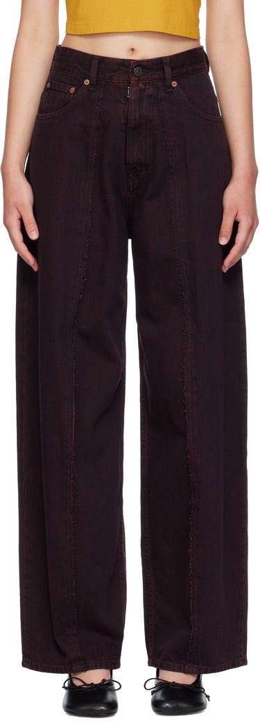 Džínsy Maison Margiela MM6 Maison Margiela Wide-Leg Jeans Vínová | S52LA0264 M30032, 0