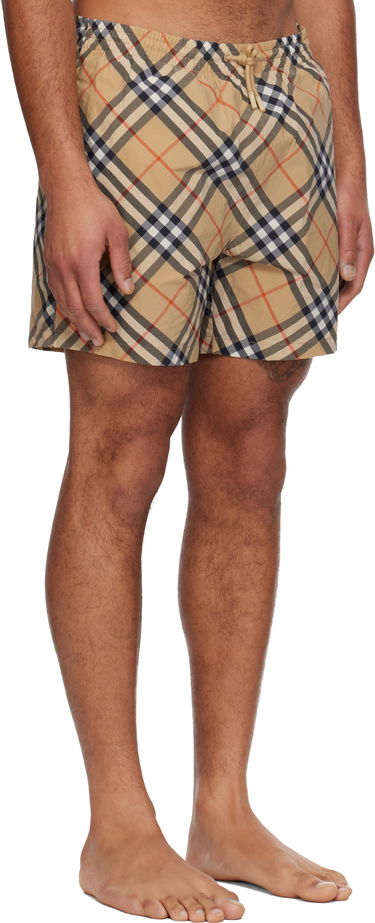 Plavky Burberry Burberry Check Swim Shorts Béžová | 8108203, 4