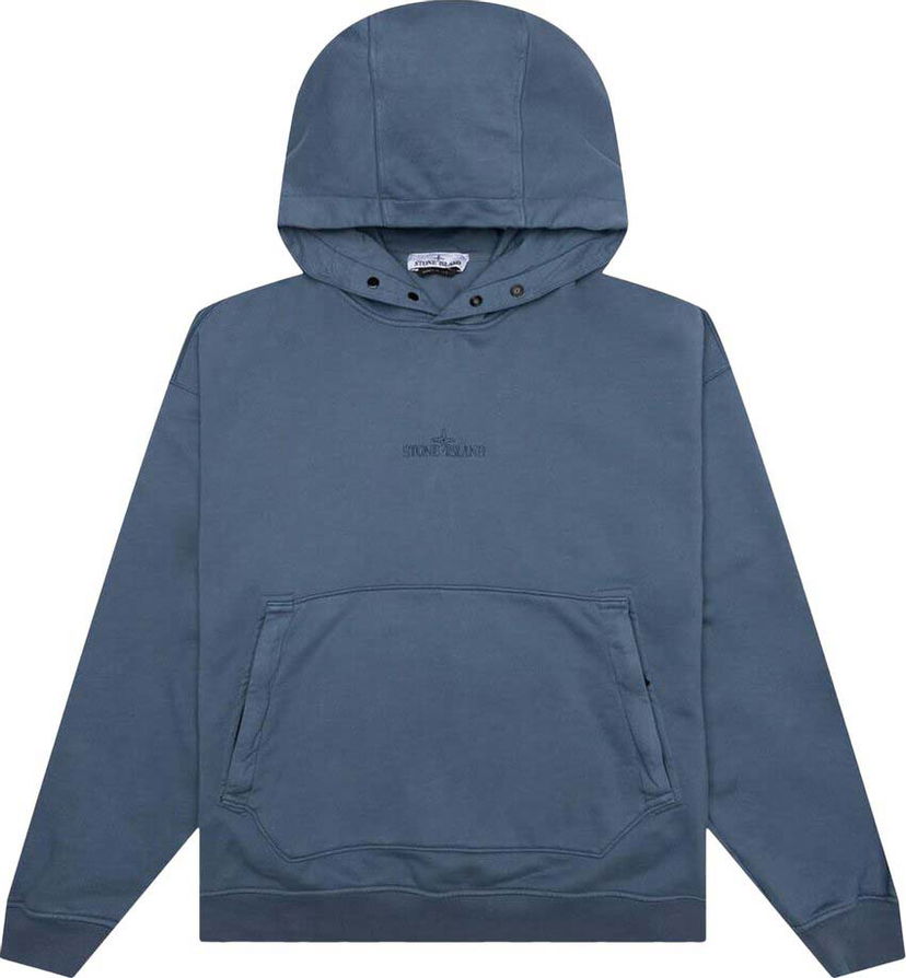 Mikina Stone Island Hoodie Modrá | 781562251 V0024