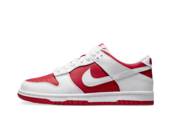 Nike Dunk Low "White University Red" GS CW1590-600