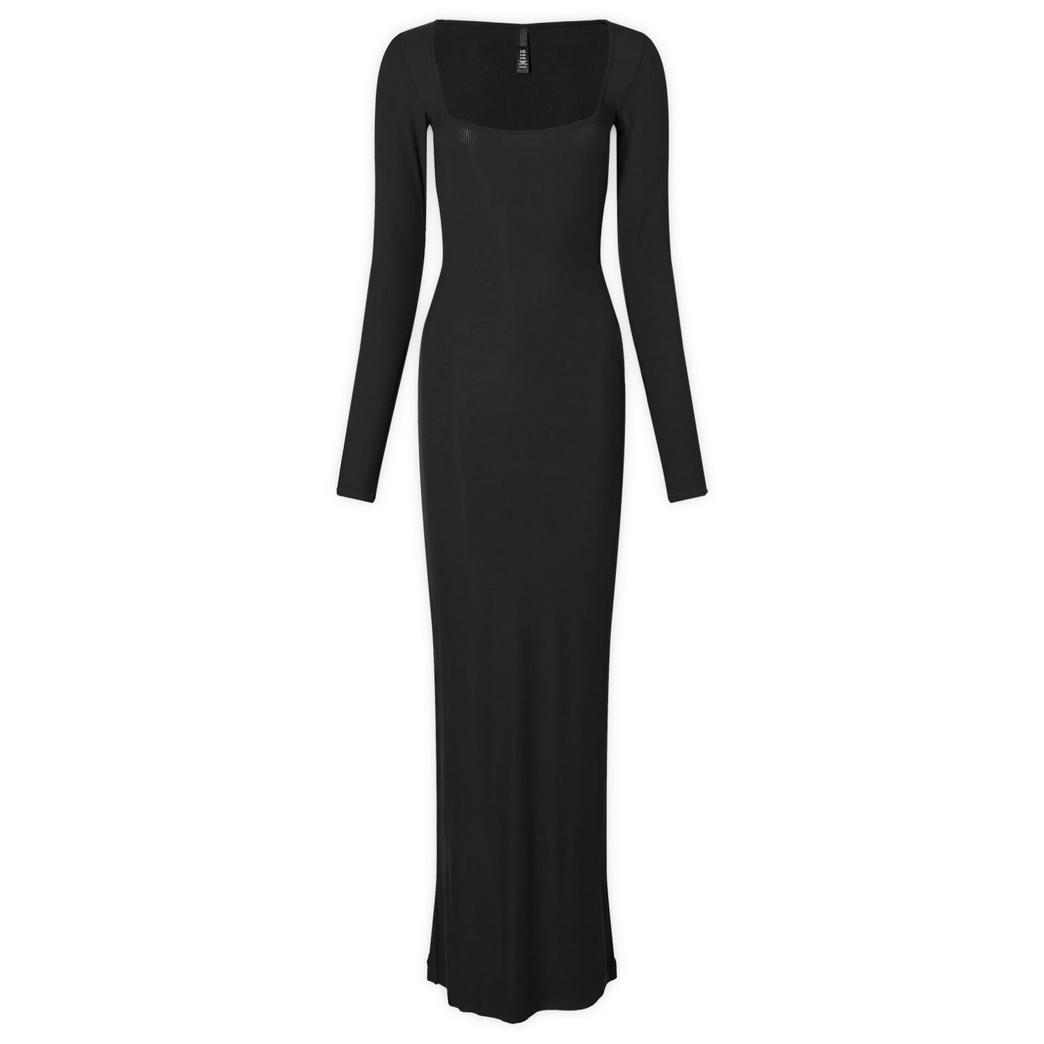 Šaty SKIMS Soft Lounge Long Sleeve Dress Čierna | AP-DRS-1701-ON, 0