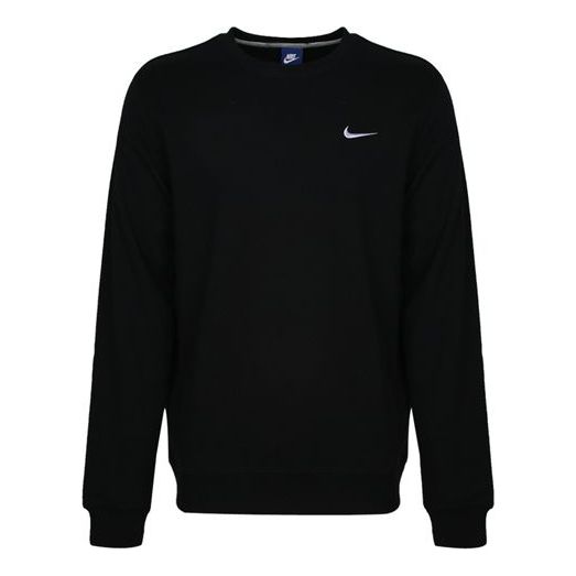 Sveter Nike Nike Club Ft Round Neck Pullover Čierna | AA3178-010