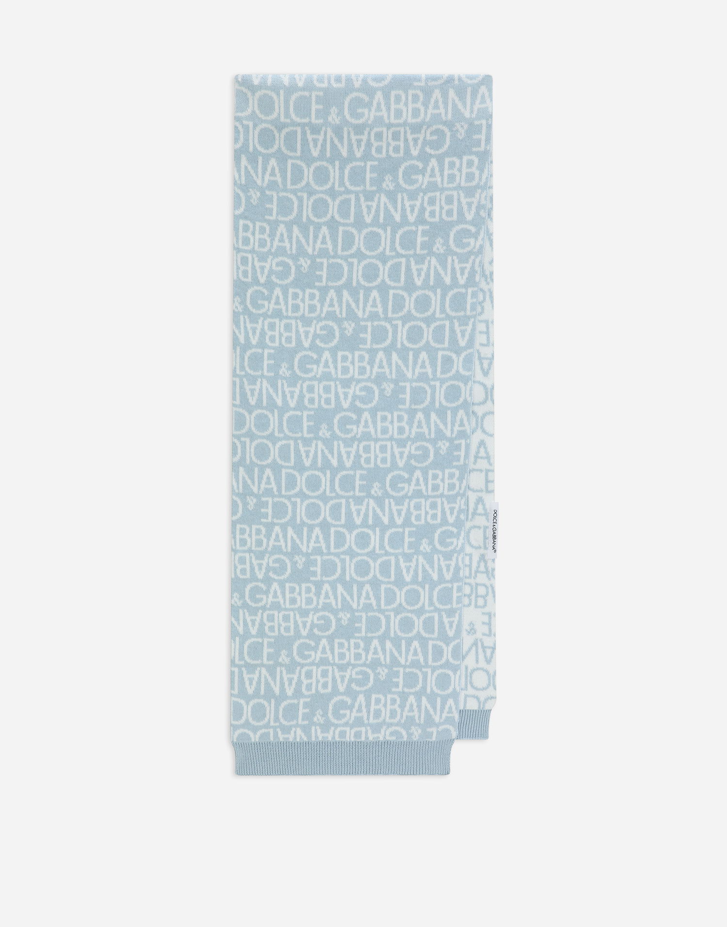 Šál Dolce & Gabbana Dolce & Gabbana Knit Jacquard Logo Scarf Modrá | LNKAD5JFMU8S9000, 1