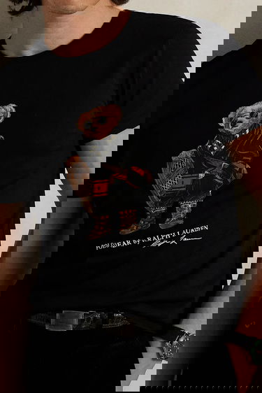 Tričko Polo by Ralph Lauren Polo Bear Print T-shirt Čierna | 710P00094, 3