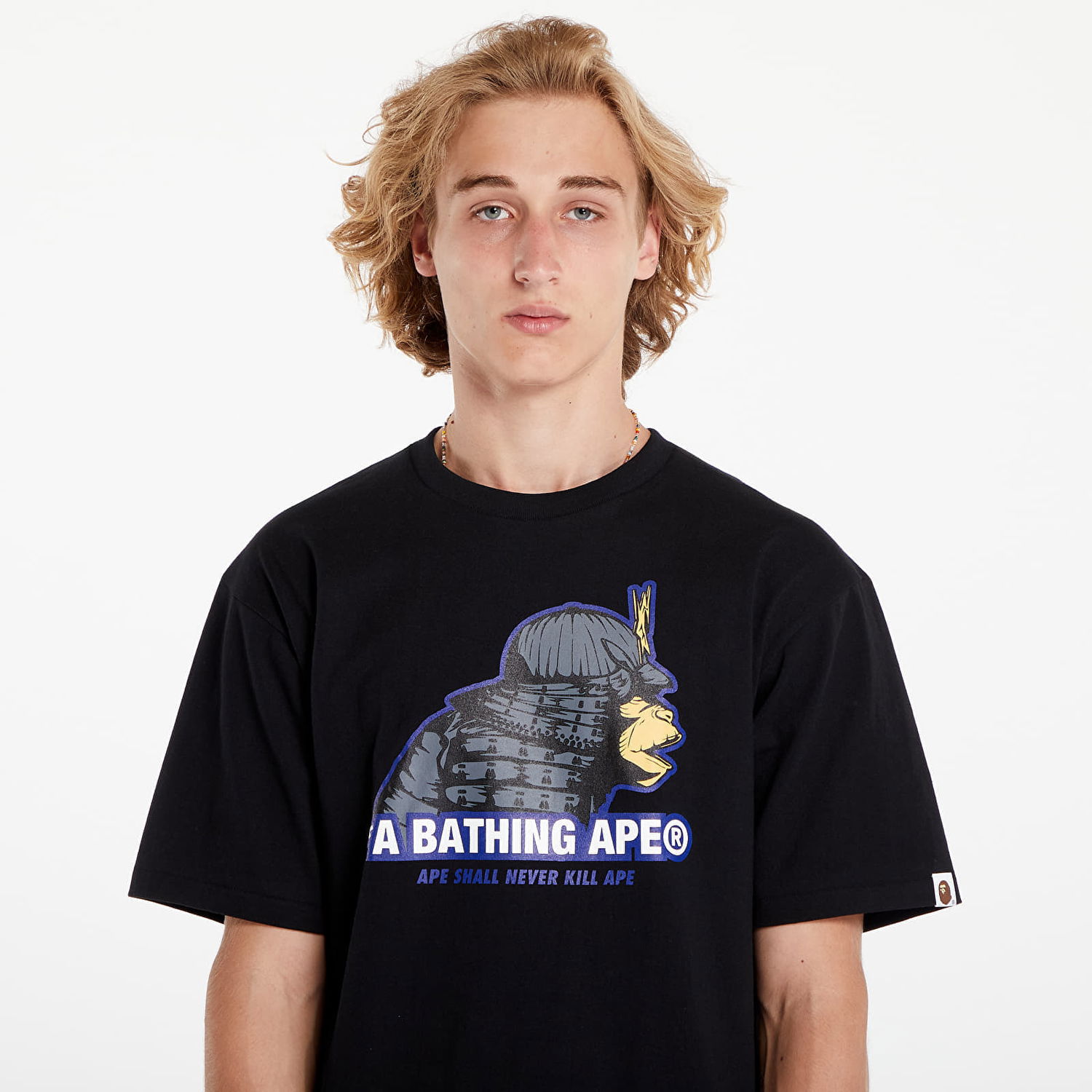 Tričko BAPE A BATHING APE Samurai Tee Čierna | 001TEK201019F BLK, 1