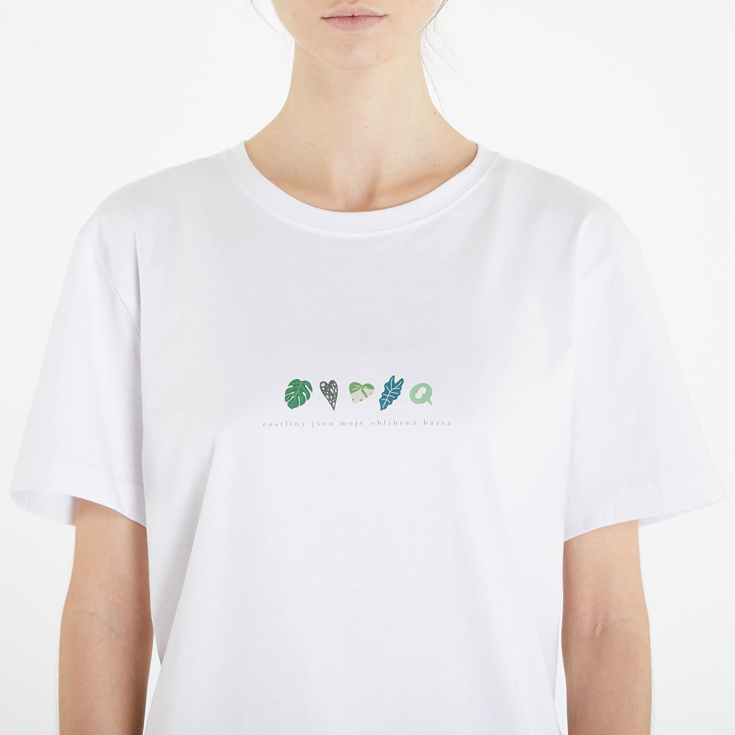 Tričko Queens Rostliny Jsou Moje Oblíbená Barva T-Shirt Biela | QNS_033, 1