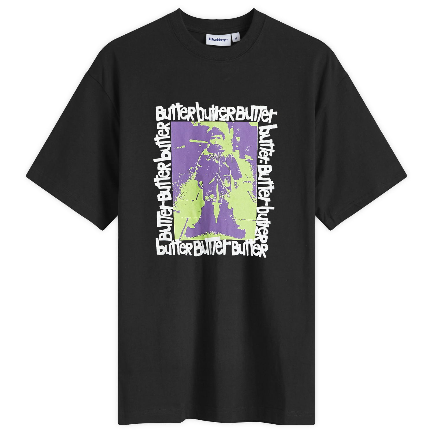 Tričko Butter Goods Stolen Boots T-Shirt Čierna | BG243106-BLK, 0