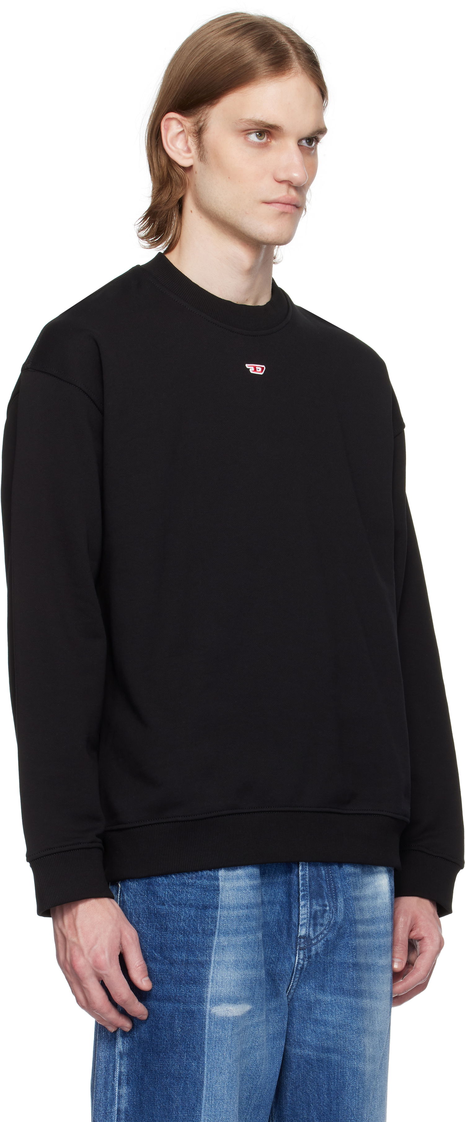 Mikina Diesel S-Boxt-Div Sweatshirt Čierna | A14903-0GEAD-9XX, 1