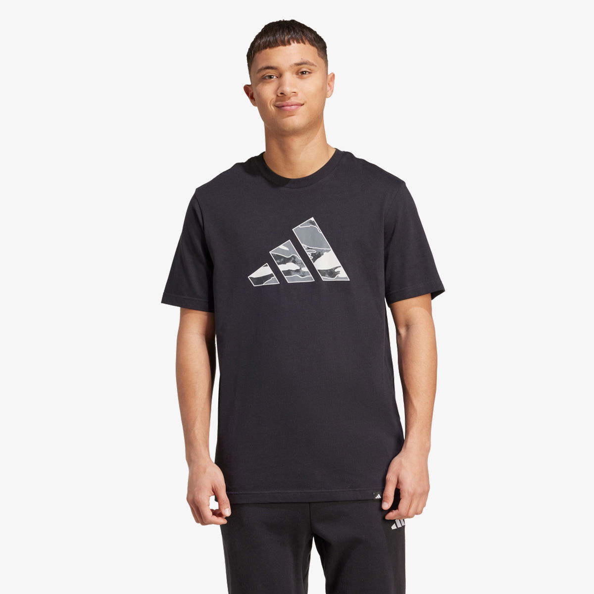 Tričko adidas Originals Camo Logo Graphic T-Shirt Čierna | JM6381, 1