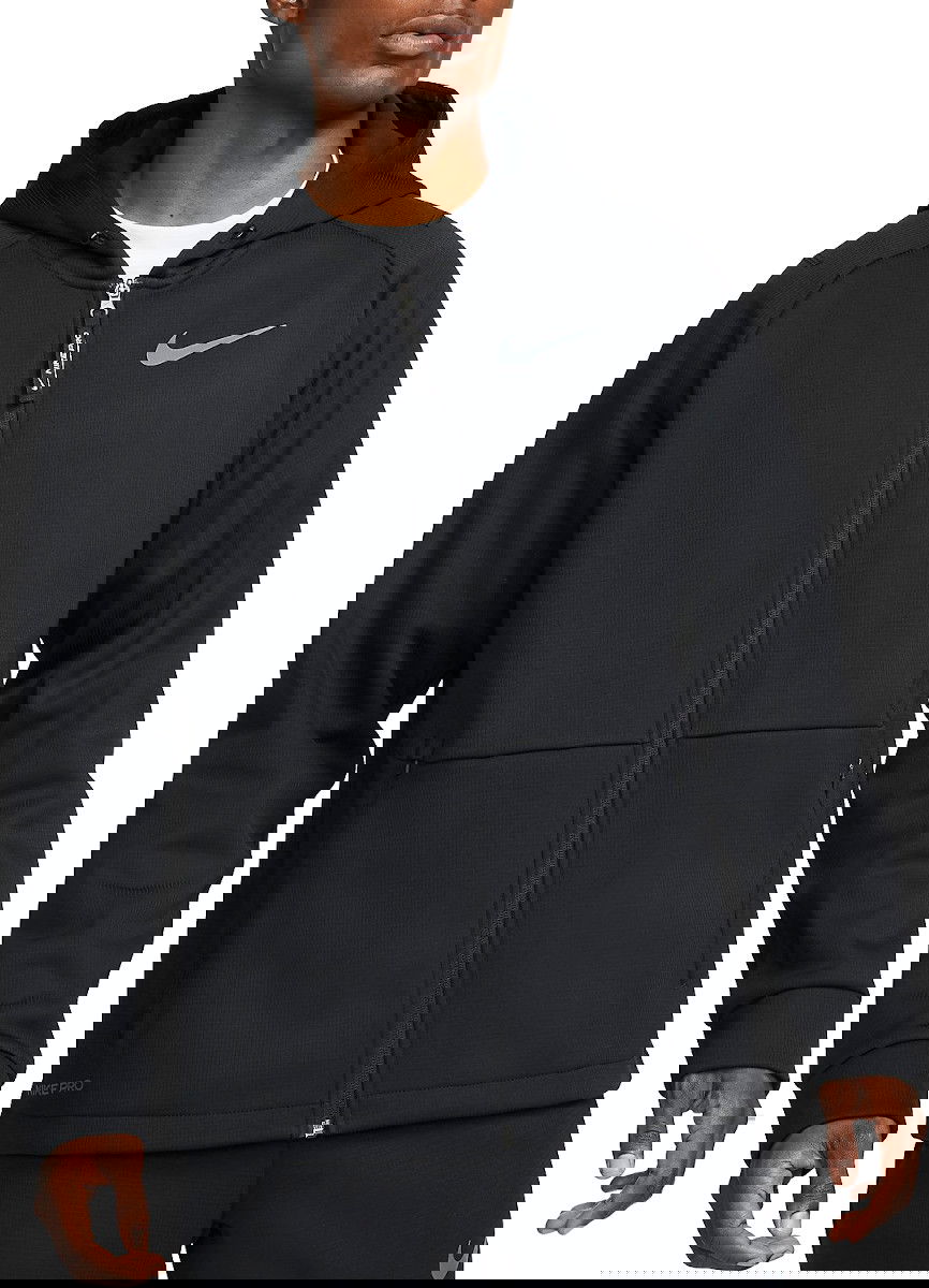 Bunda Nike Pro Therma-FIT Full-Zip Hooded Jacket Čierna | dd2124-010, 0