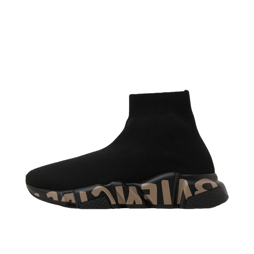 Tenisky a topánky Balenciaga Speed Graffiti "Black Brown" Čierna | 605942W2DB71910
