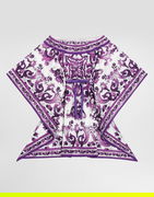 Dolce & Gabbana Majolica Print Cotton Caftan