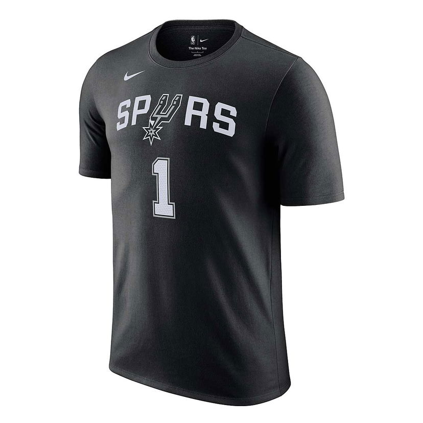 Tričko Nike NBA SAN ANTONIO SPURS N&N T-SHIRT VICTOR WEMBANYANA Čierna | DR6397-018