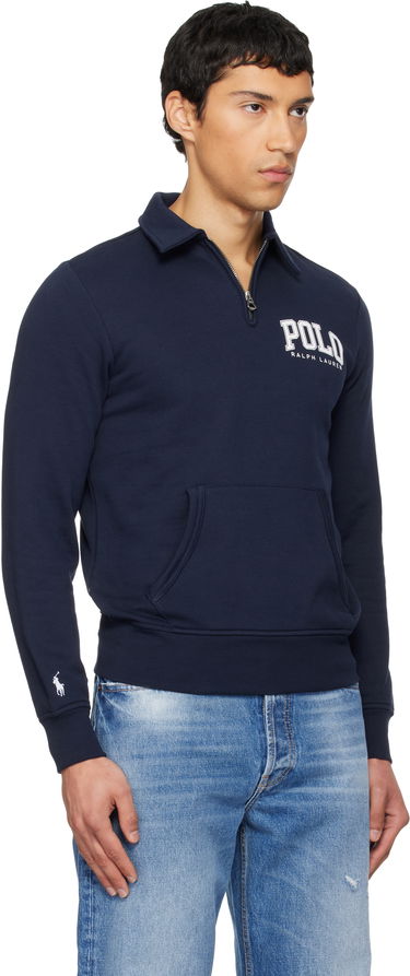 Sveter Polo by Ralph Lauren Ralph Lauren Men's Half-Zip Sweatshirt XXL Navy | 710967732001, 2
