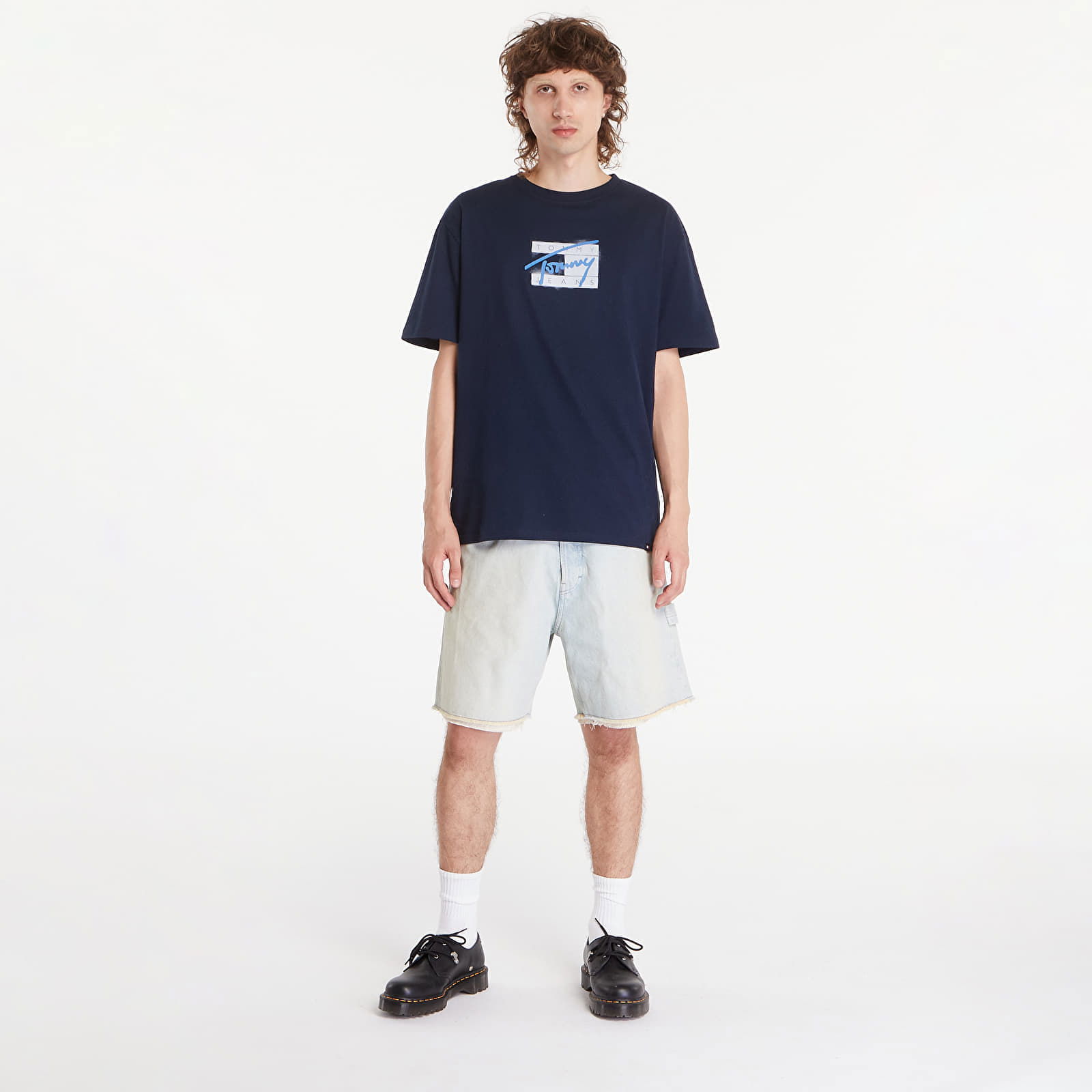 Regular Street Flag Tee Dark Night Navy