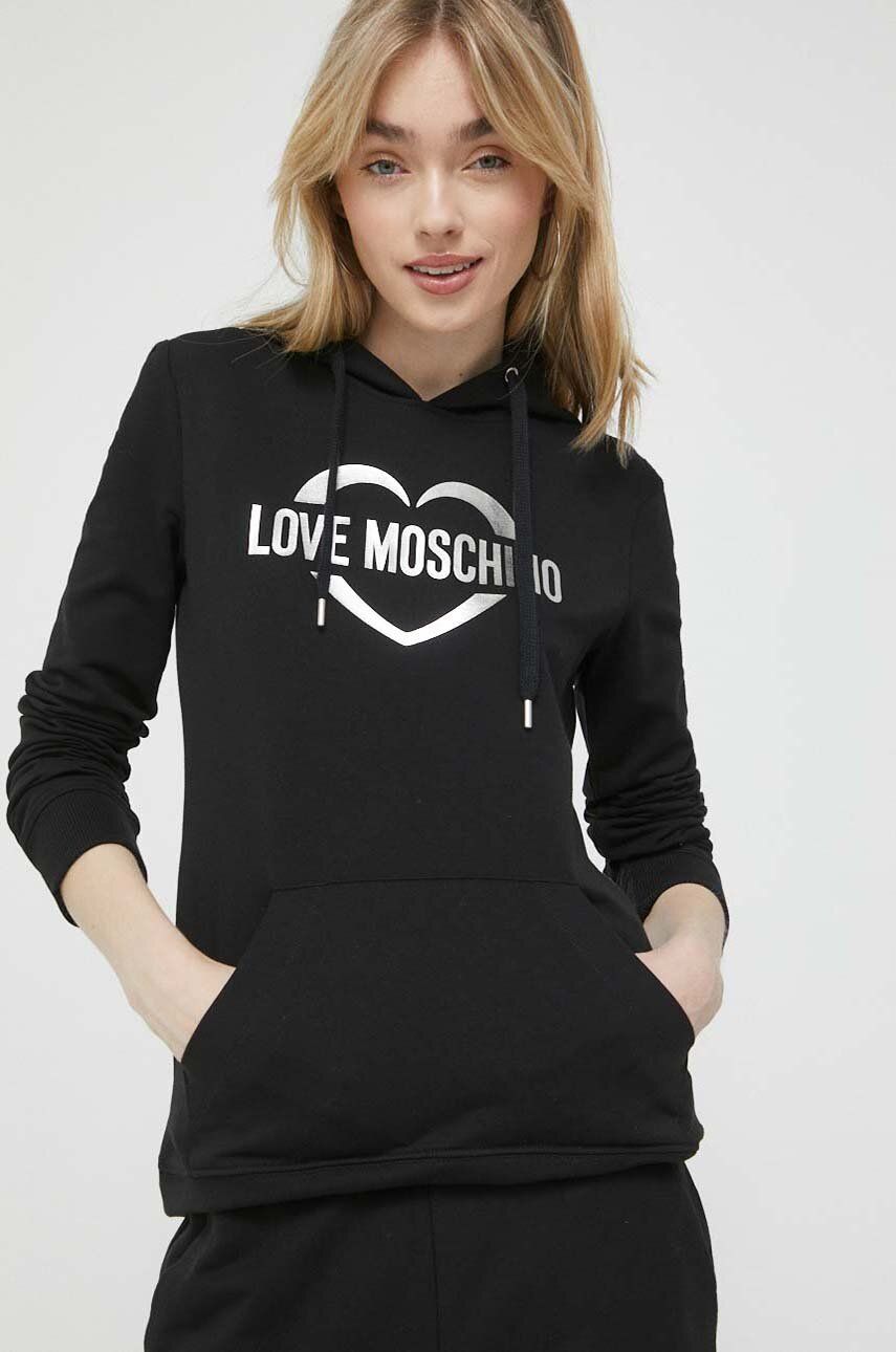 Mikina Moschino Love Hoodie Čierna | W.6.500.01.E.2246, 0