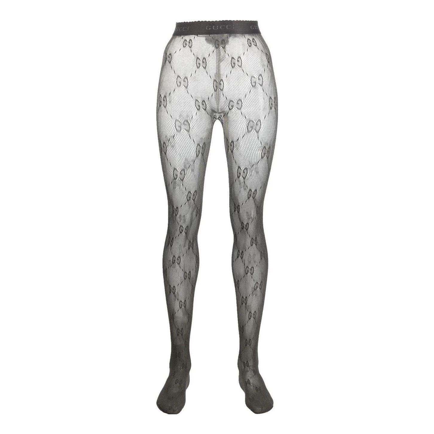 Ponožky Gucci Gucci Monogram Fishnet Tights Šedá | 691619-3GAHR-1281, 0