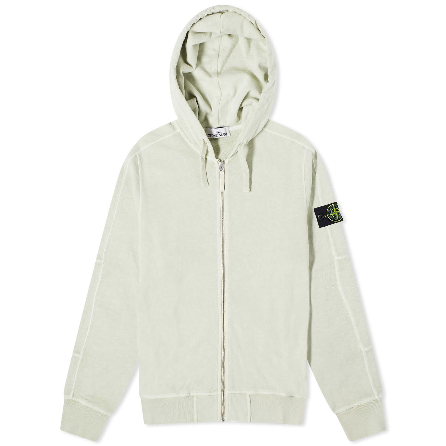 Mikina Stone Island Garment Dyed Malfile Zip Hoodie Béžová | 801563160-V0151, 0