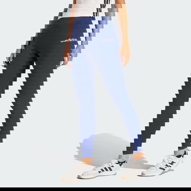 Legíny adidas Performance Essentials Linear Cotton Leggings Modrá | JD3155, 0
