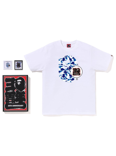 Tričko BAPE Store Nagoya 30th Anniversary Ape Head Tee Set Biela | 1J22-110-022
