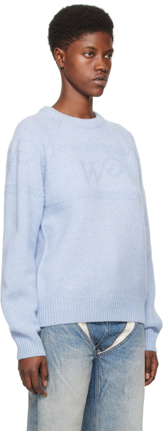 Sveter We11done Jacquard Sweater Modrá | WD-KT0-24-616-U-SK, 1