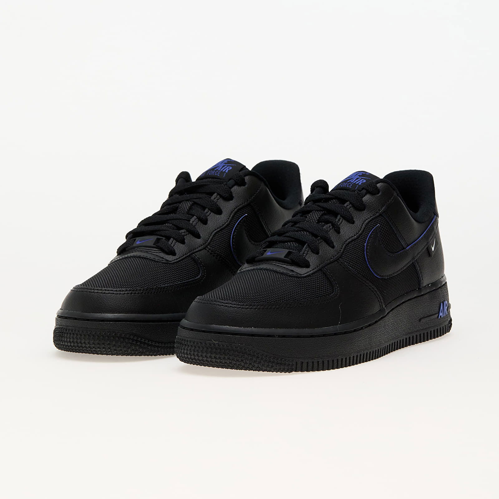 Air Force 1 '07 Black/ Black-Astronomy Blue-White