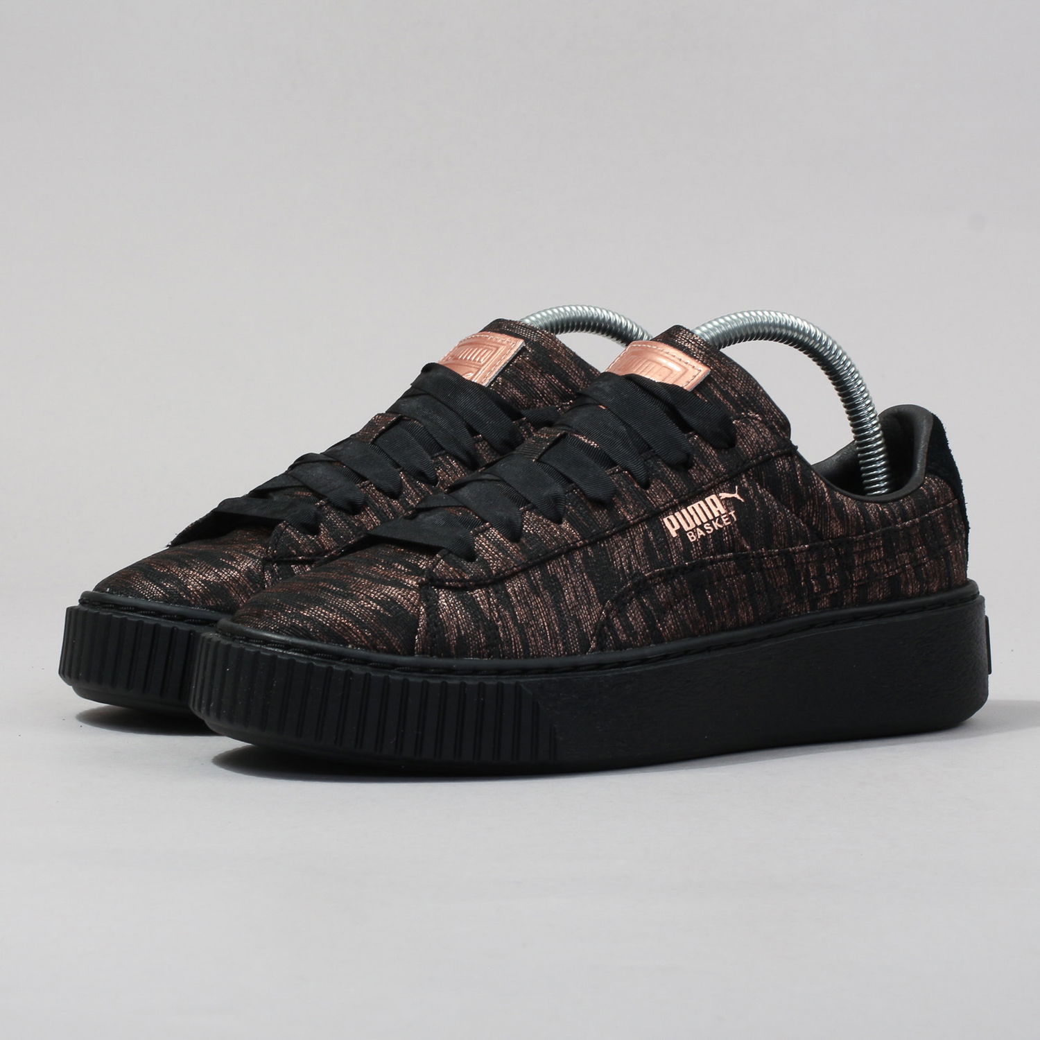 Tenisky a topánky Puma Basket Platform VR Wn's black - black Čierna | 364092 02, 0