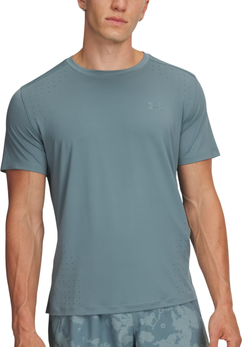 Tričko Under Armour Launch Elite Perforated Short-Sleeve T-Shirt Tyrkysová | 1389802-323