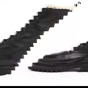 Leather and Shearling Ranger Boot